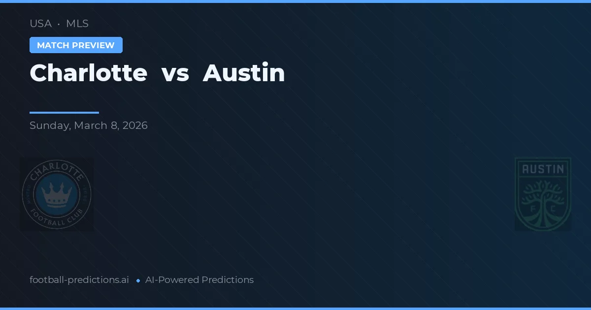 Charlotte vs Austin — typy i zapowiedź meczu