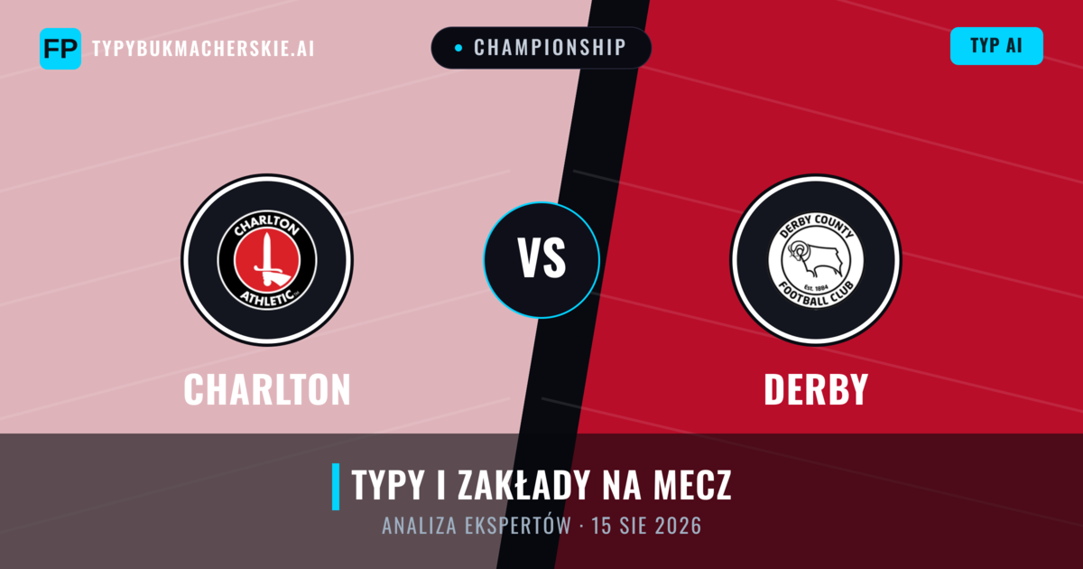 Charlton vs Derby — typy i zapowiedź meczu