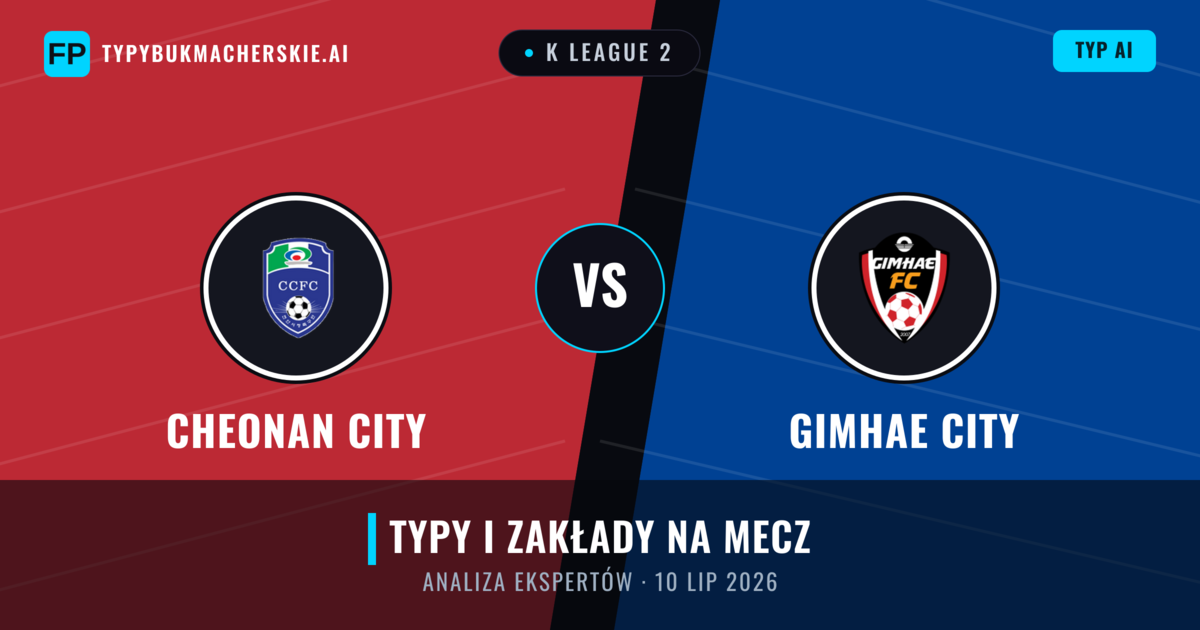 Cheonan City vs Gimhae City — typy i zapowiedź meczu