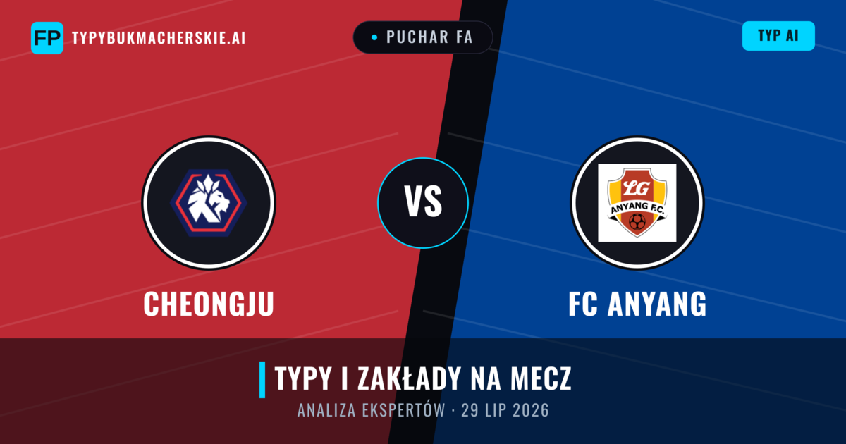 Cheongju vs FC Anyang — typy i zapowiedź meczu