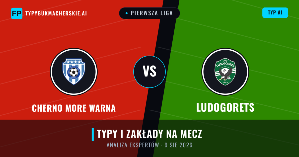 Cherno More Warna vs Ludogorets — typy i zapowiedź meczu