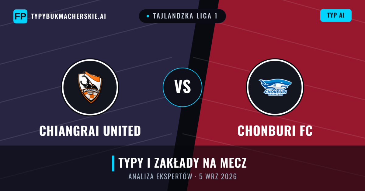 Chiangrai United vs Chonburi FC — typy i zapowiedź meczu