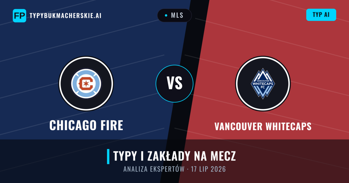 Chicago Fire vs Vancouver Whitecaps — typy i zapowiedź meczu