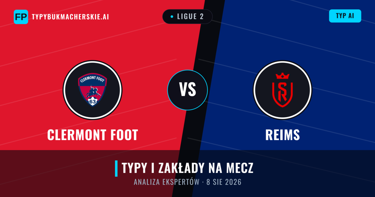 Clermont Foot vs Reims — typy i zapowiedź meczu