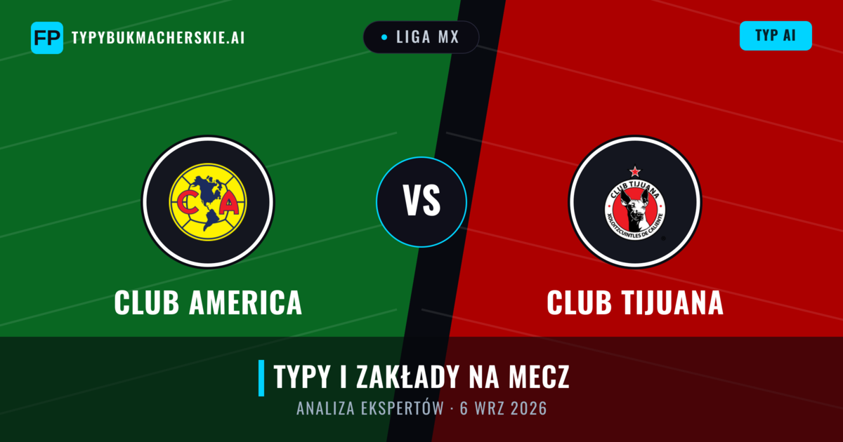 Club America vs Club Tijuana — typy i zapowiedź meczu