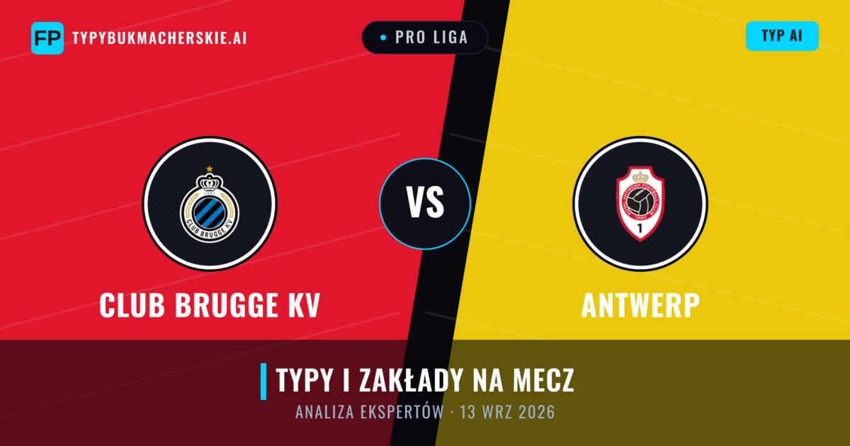 Club Brugge KV vs Antwerp — typy i zapowiedź meczu