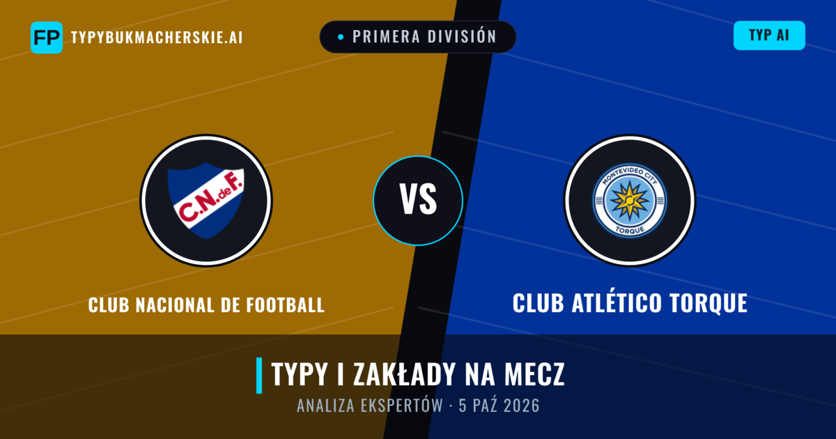 Club Nacional de Football vs Club Atlético Torque — typy i zapowiedź meczu