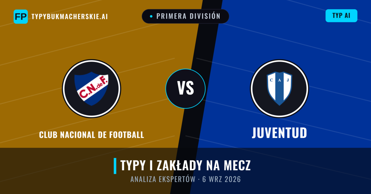 Club Nacional de Football vs Juventud — typy i zapowiedź meczu