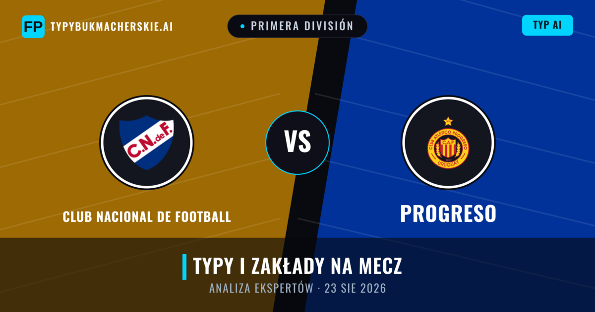 Club Nacional de Football vs Progreso — typy i zapowiedź meczu