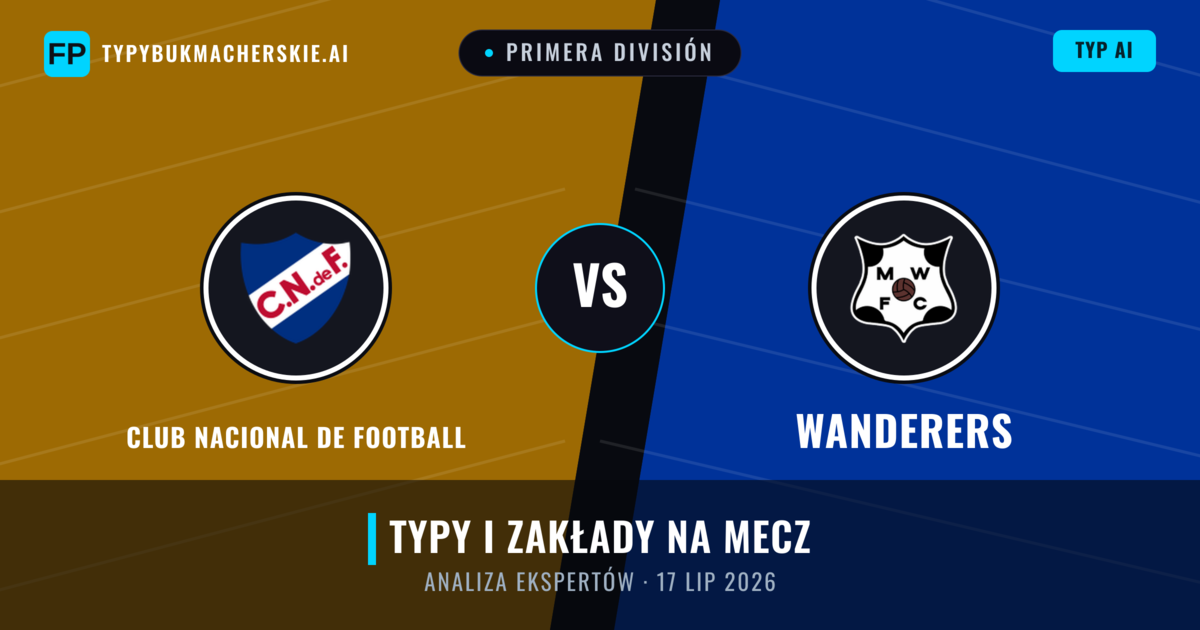 Club Nacional de Football vs Wanderers — typy i zapowiedź meczu