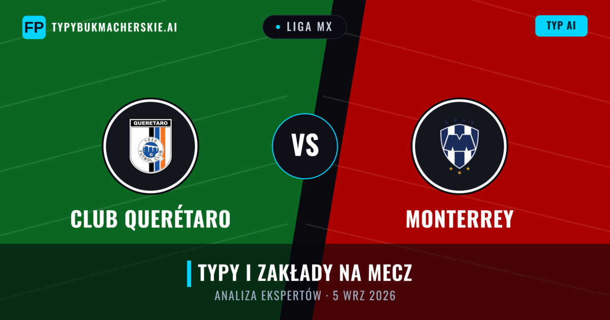 Club Querétaro vs Monterrey — typy i zapowiedź meczu