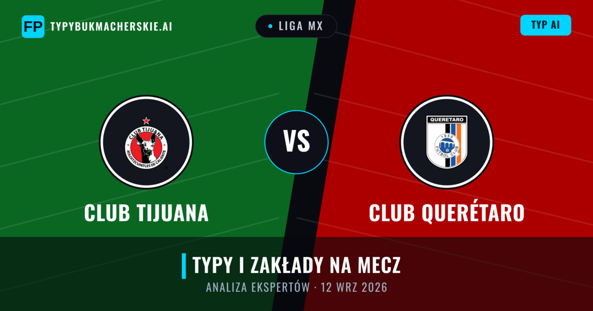 Club Tijuana vs Club Querétaro — typy i zapowiedź meczu