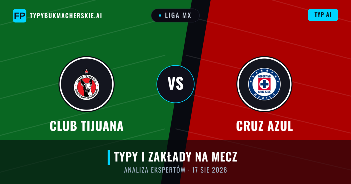 Club Tijuana vs Cruz Azul — typy i zapowiedź meczu