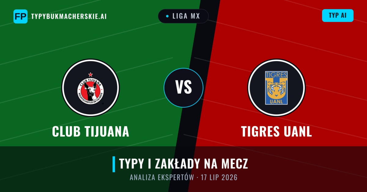 Club Tijuana vs Tigres UANL — typy i zapowiedź meczu