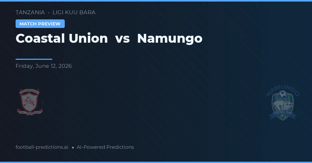 Union Wybrzeża vs Namungo — typy i zapowiedź meczu