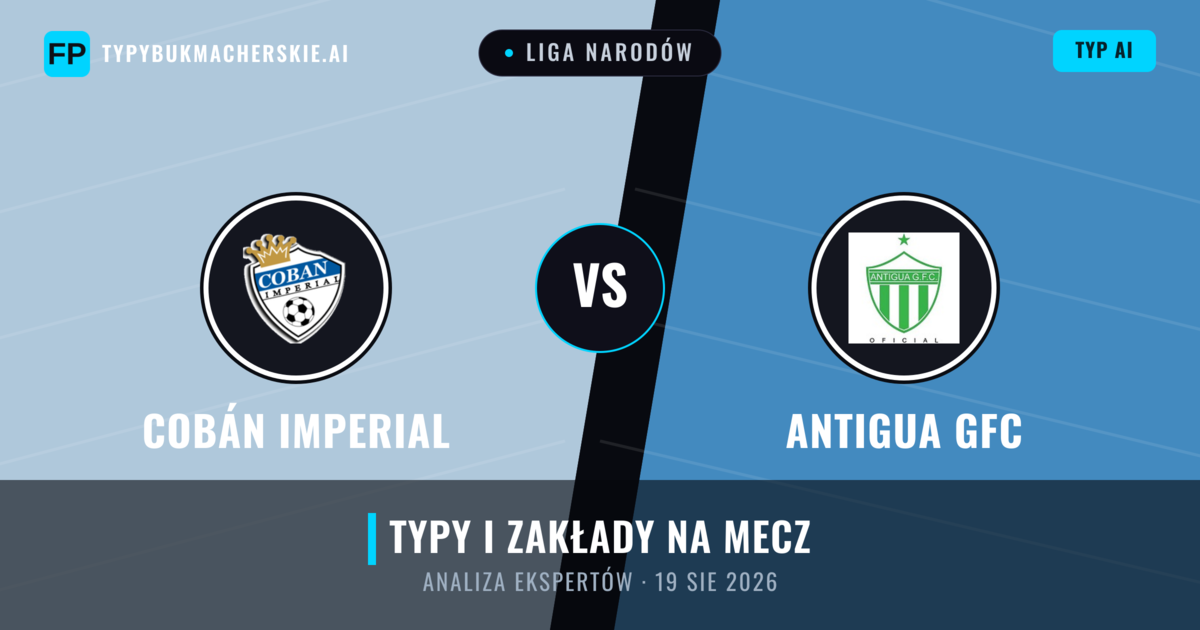 Cobán Imperial vs Antigua GFC — typy i zapowiedź meczu