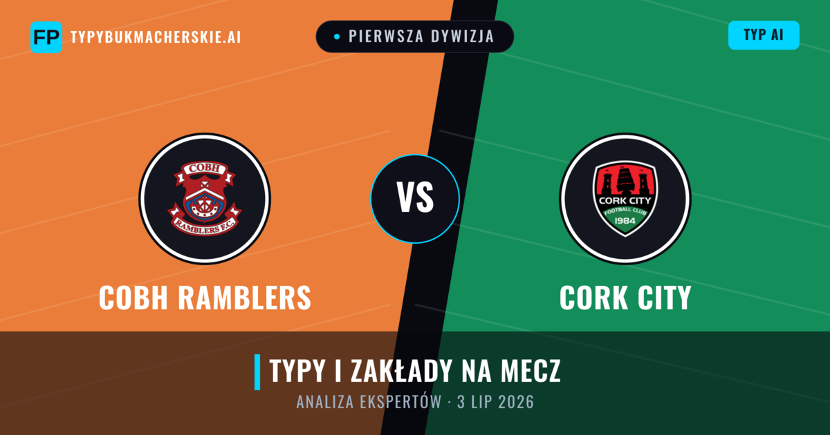 Cobh Ramblers vs Cork City — typy i zapowiedź meczu