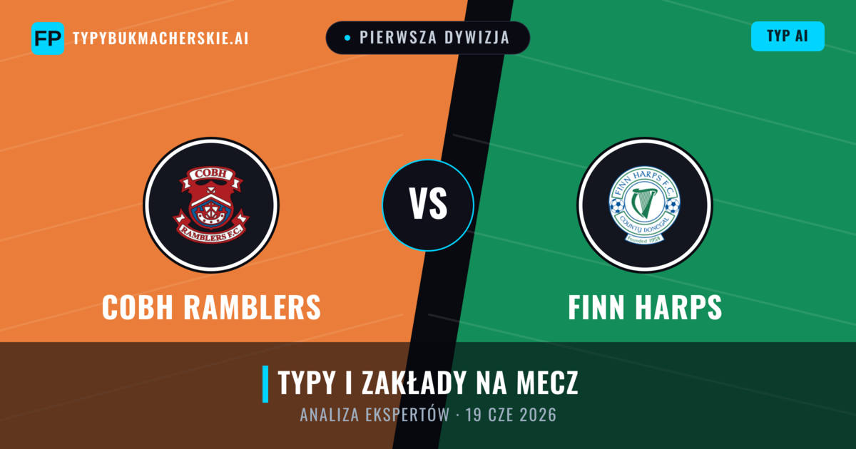 Cobh Ramblers vs Finn Harps — typy i zapowiedź meczu