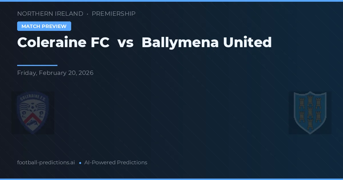 Coleraine FC vs Ballymena United — typy i zapowiedź meczu