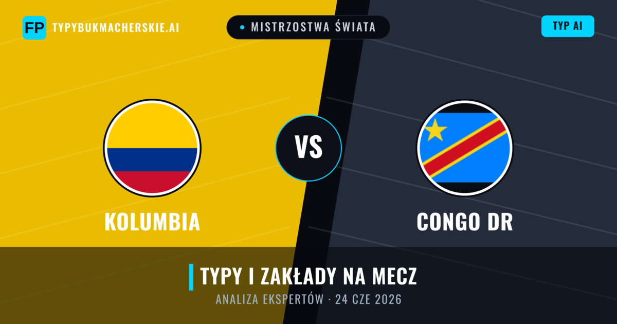 Kolumbia vs Congo DR — typy i zapowiedź meczu
