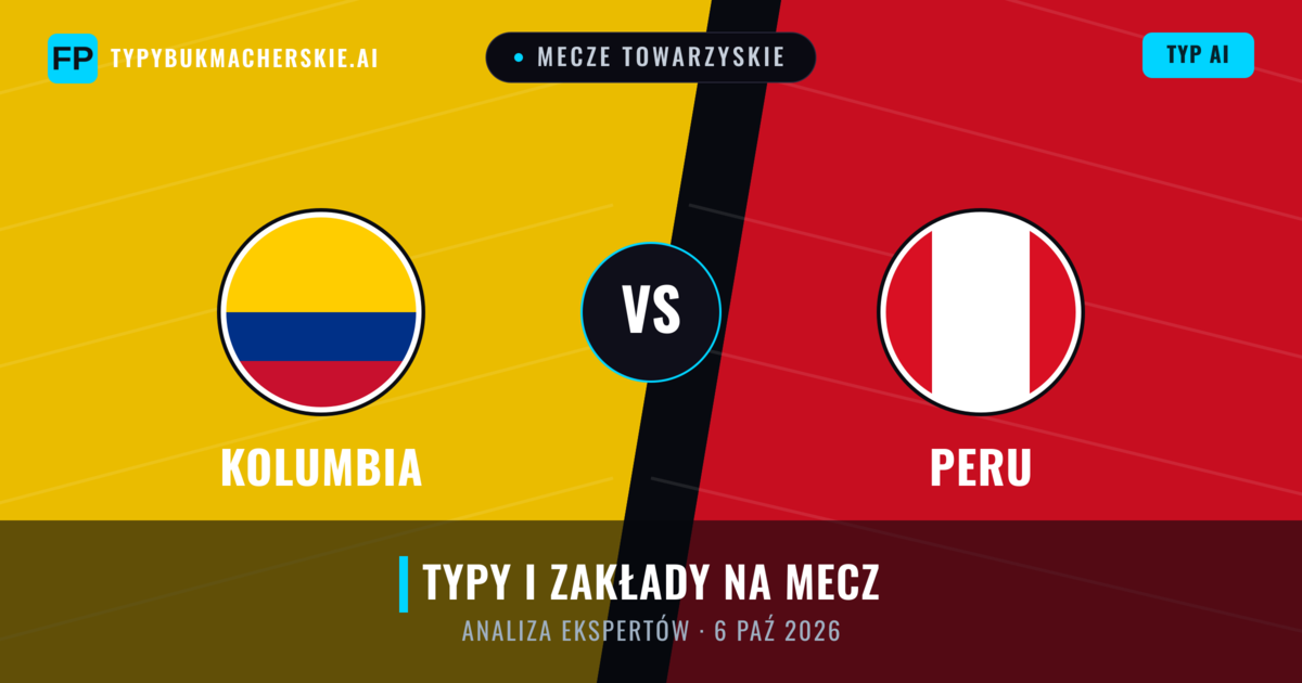 Kolumbia vs Peru — typy i zapowiedź meczu