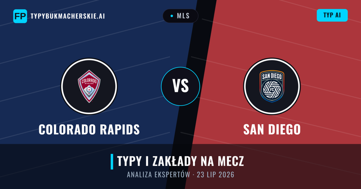 Colorado Rapids vs San Diego — typy i zapowiedź meczu