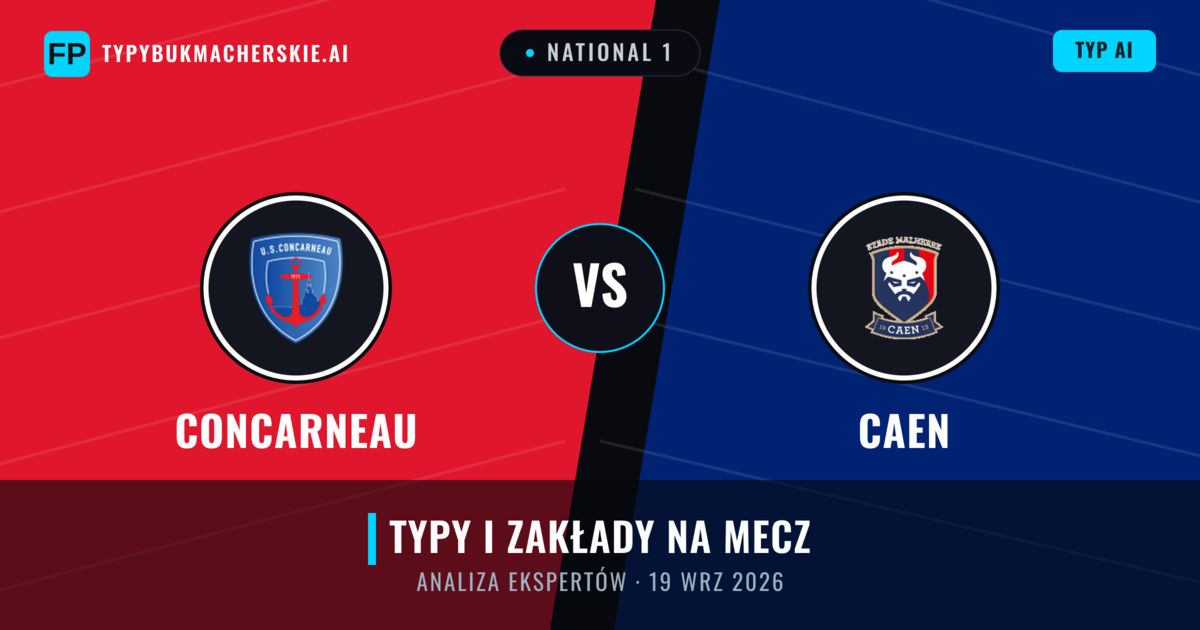 Concarneau vs Caen — typy i zapowiedź meczu