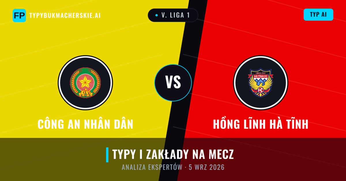 Công An Nhân Dân vs Hồng Lĩnh Hà Tĩnh — typy i zapowiedź meczu