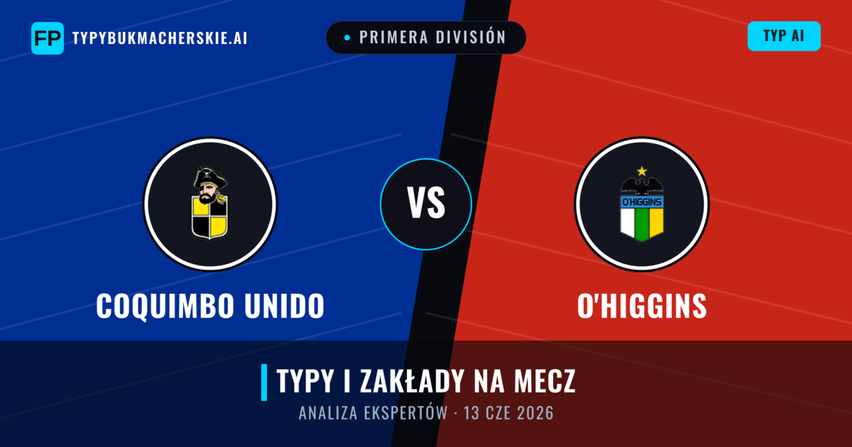 Coquimbo Unido vs O'Higgins — typy i zapowiedź meczu