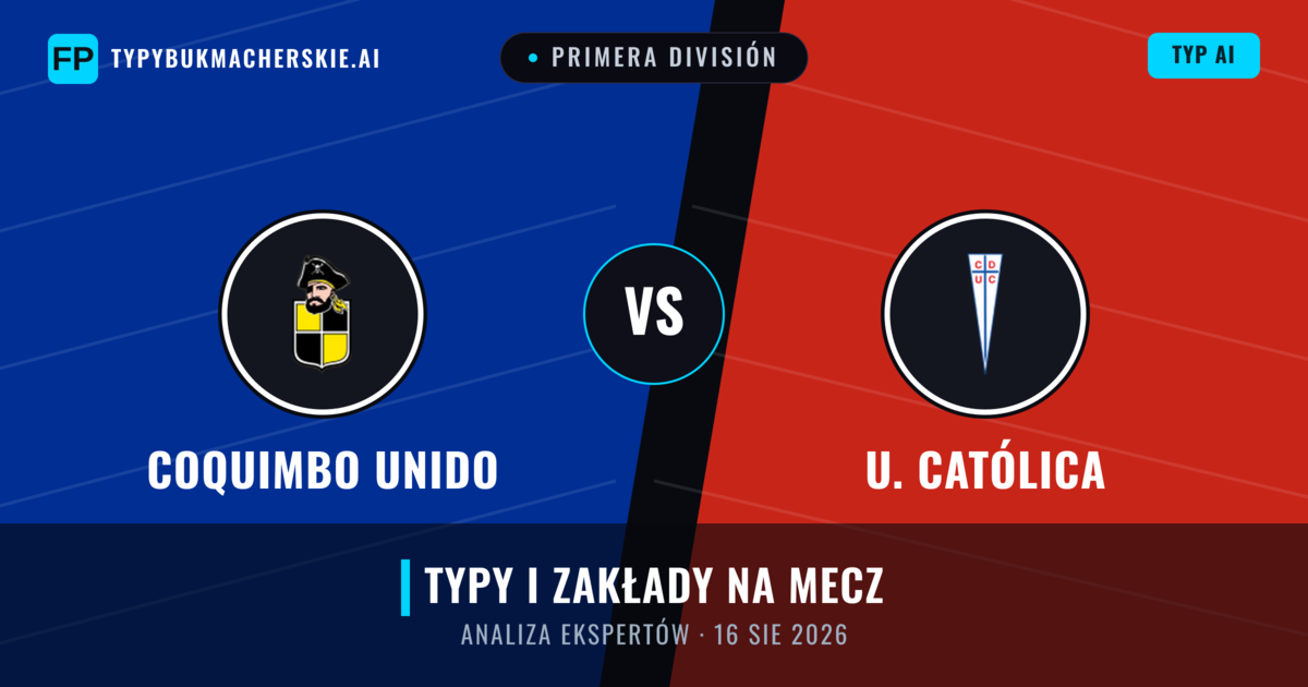 Coquimbo Unido vs U. Católica — typy i zapowiedź meczu