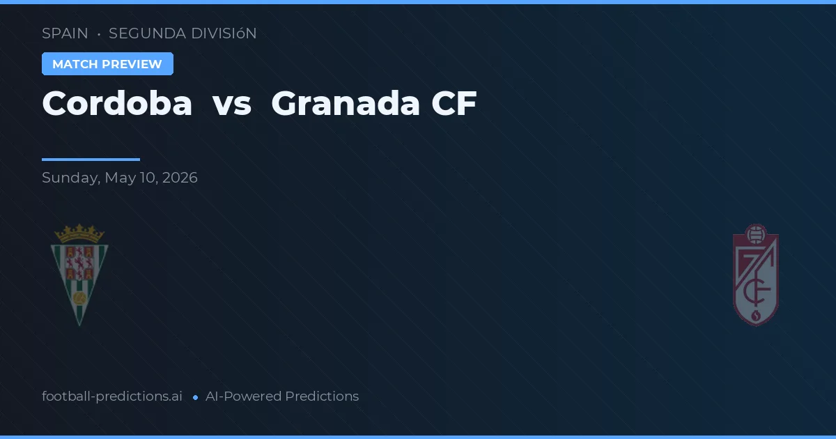 Cordoba vs Granada CF — typy i zapowiedź meczu