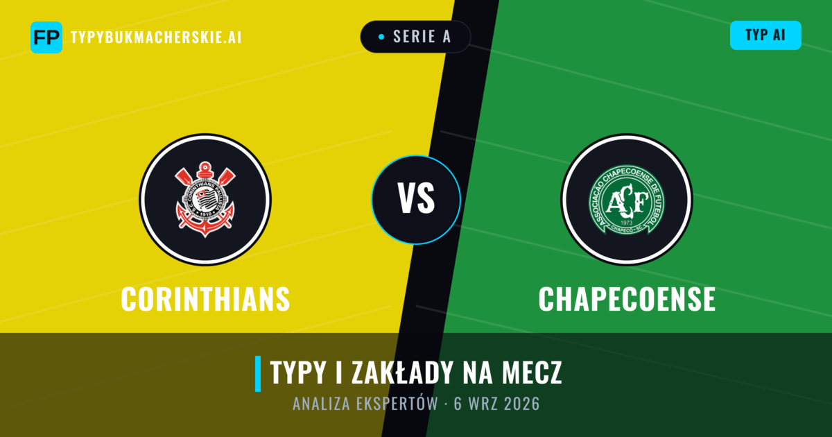 Corinthians vs Chapecoense — typy i zapowiedź meczu