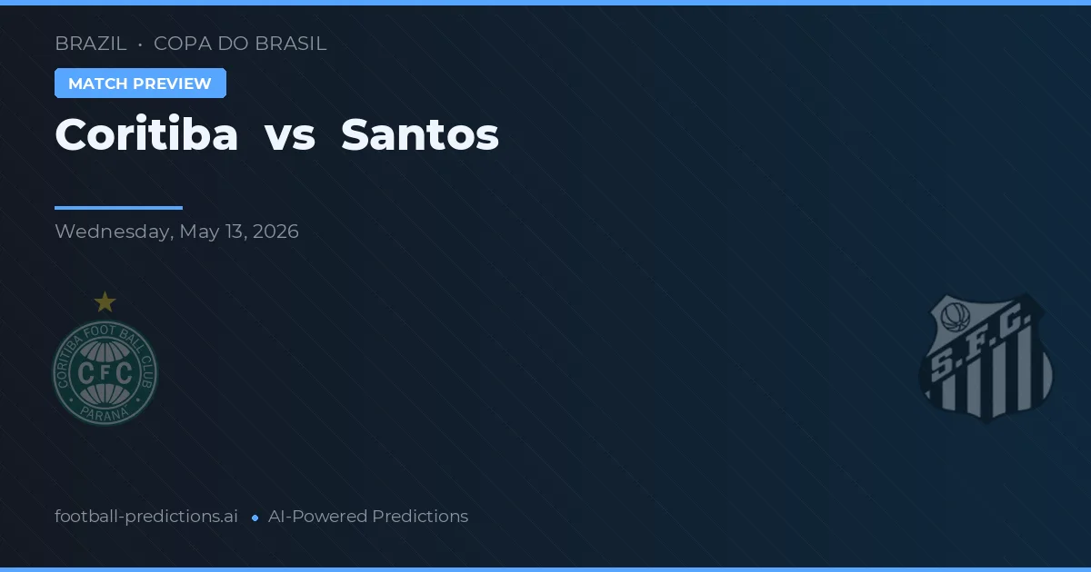 Coritiba vs Santos — typy i zapowiedź meczu