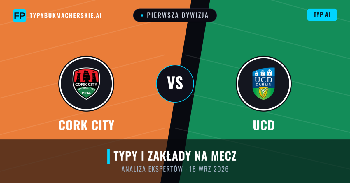Cork City vs UCD — typy i zapowiedź meczu