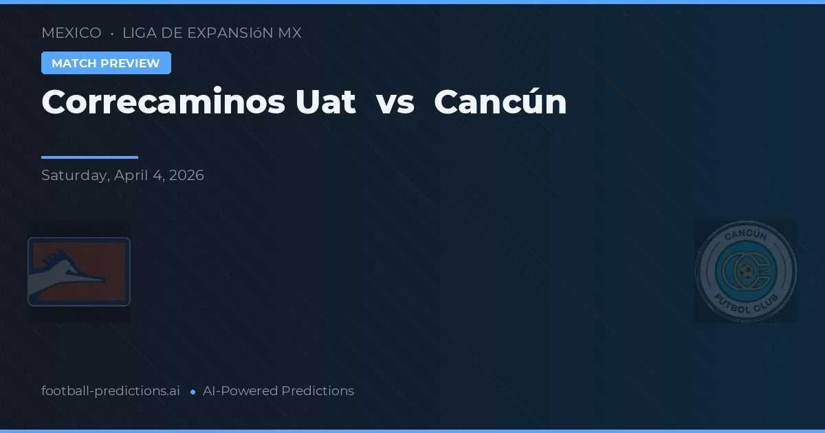 Correcaminos UAT vs Cancún — typy i zapowiedź meczu