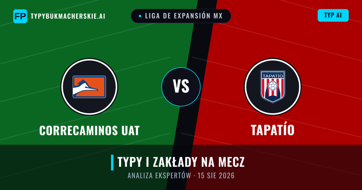 Correcaminos UAT vs Tapatío — typy i zapowiedź meczu