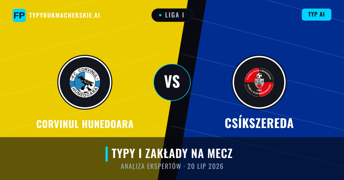 Corvinul Hunedoara vs Csíkszereda — typy i zapowiedź meczu