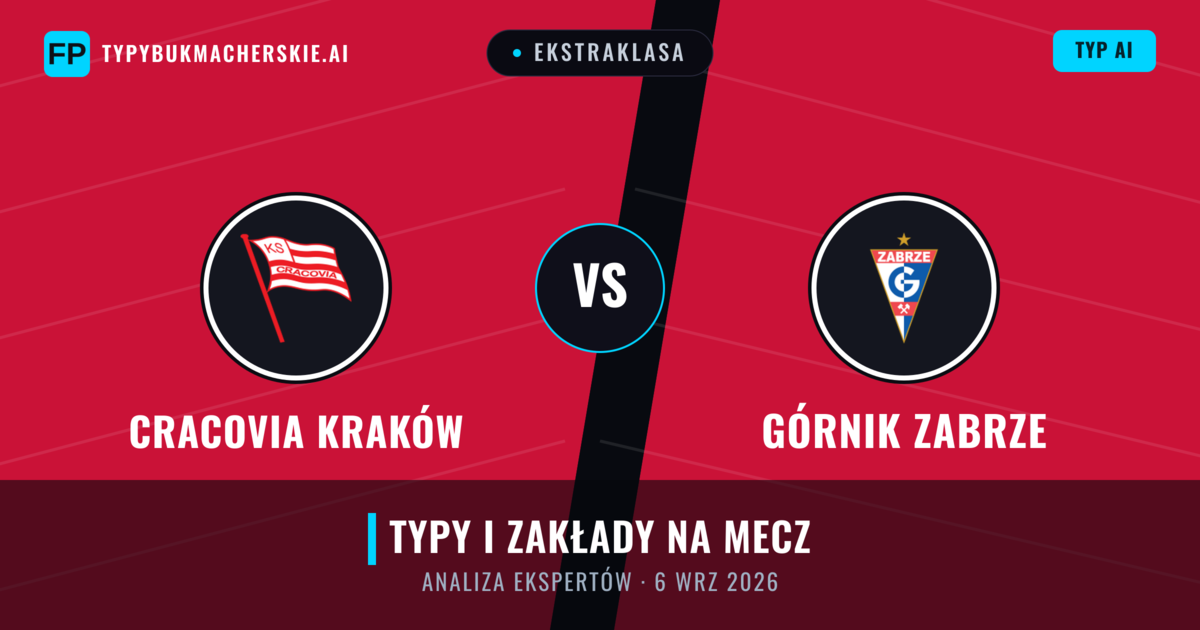 Cracovia Kraków vs Górnik Zabrze — typy i zapowiedź meczu
