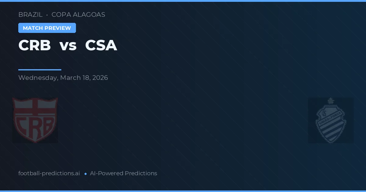 CRB vs CSA — typy i zapowiedź meczu