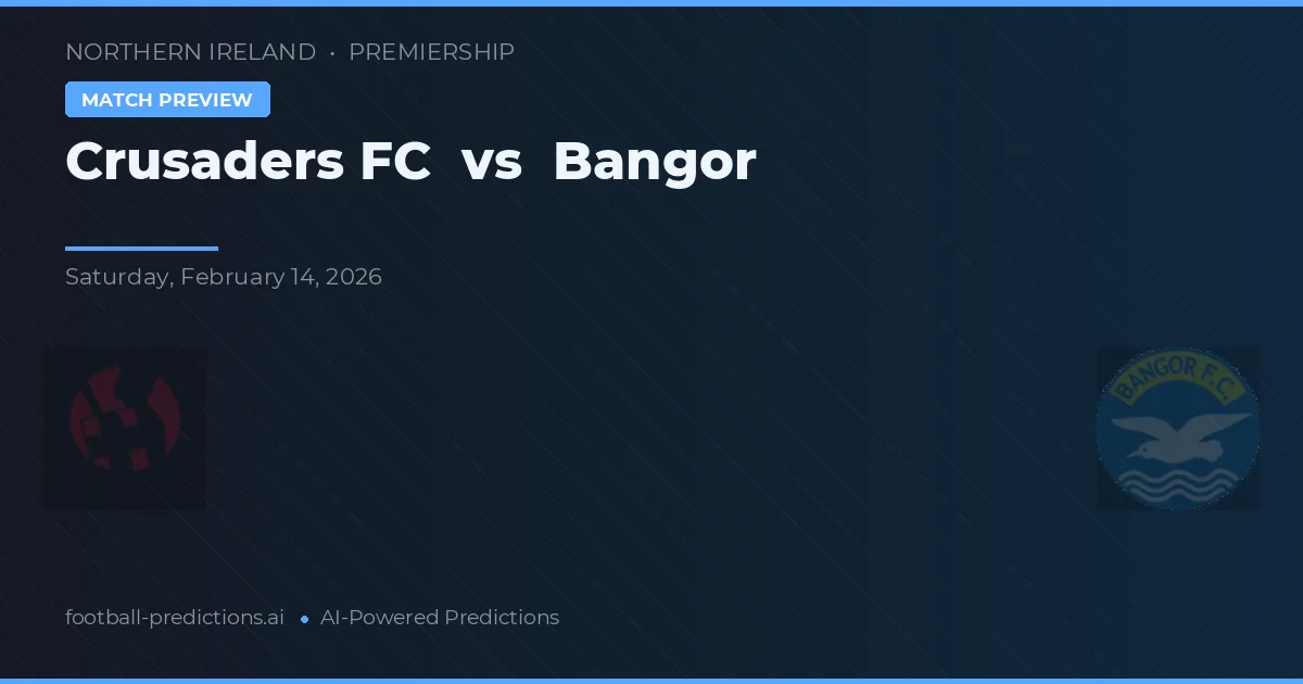 Crusaders FC vs Bangor — typy i zapowiedź meczu