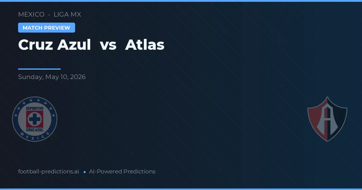 Cruz Azul vs Atlas — typy i zapowiedź meczu