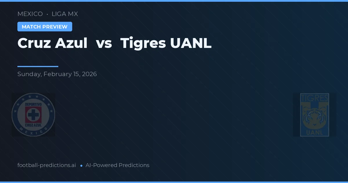 Cruz Azul vs Tigres UANL — typy i zapowiedź meczu