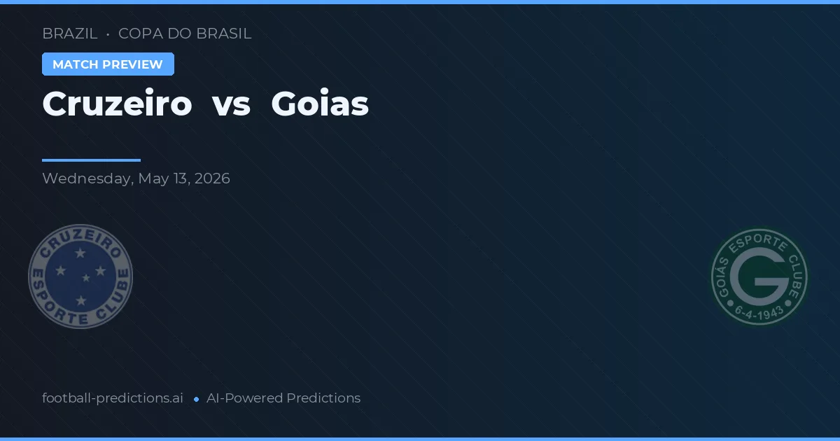Cruzeiro vs Goiás — typy i zapowiedź meczu