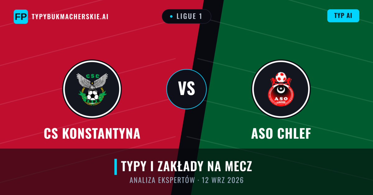 CS Konstantyna vs ASO Chlef — typy i zapowiedź meczu