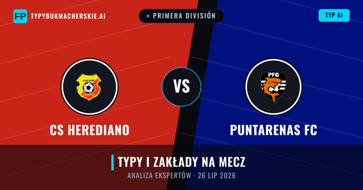 CS Herediano vs Puntarenas FC — typy i zapowiedź meczu