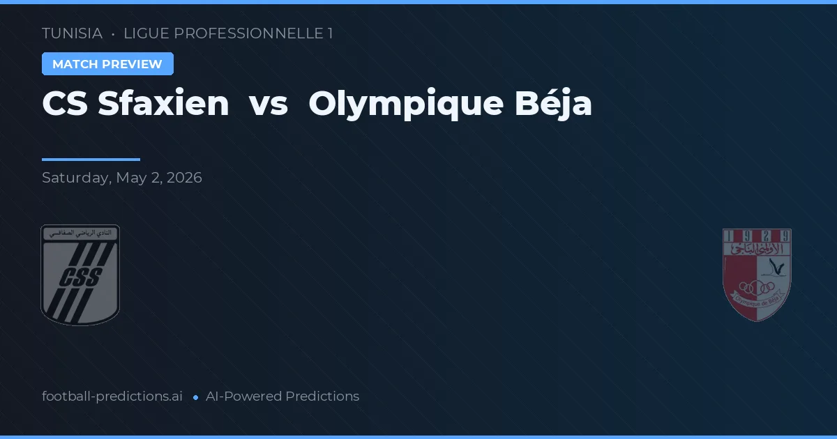 CS Sfaxien vs Olympique Béja — typy i zapowiedź meczu