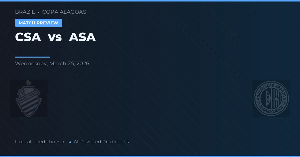 ASA vs CSA — typy i zapowiedź meczu