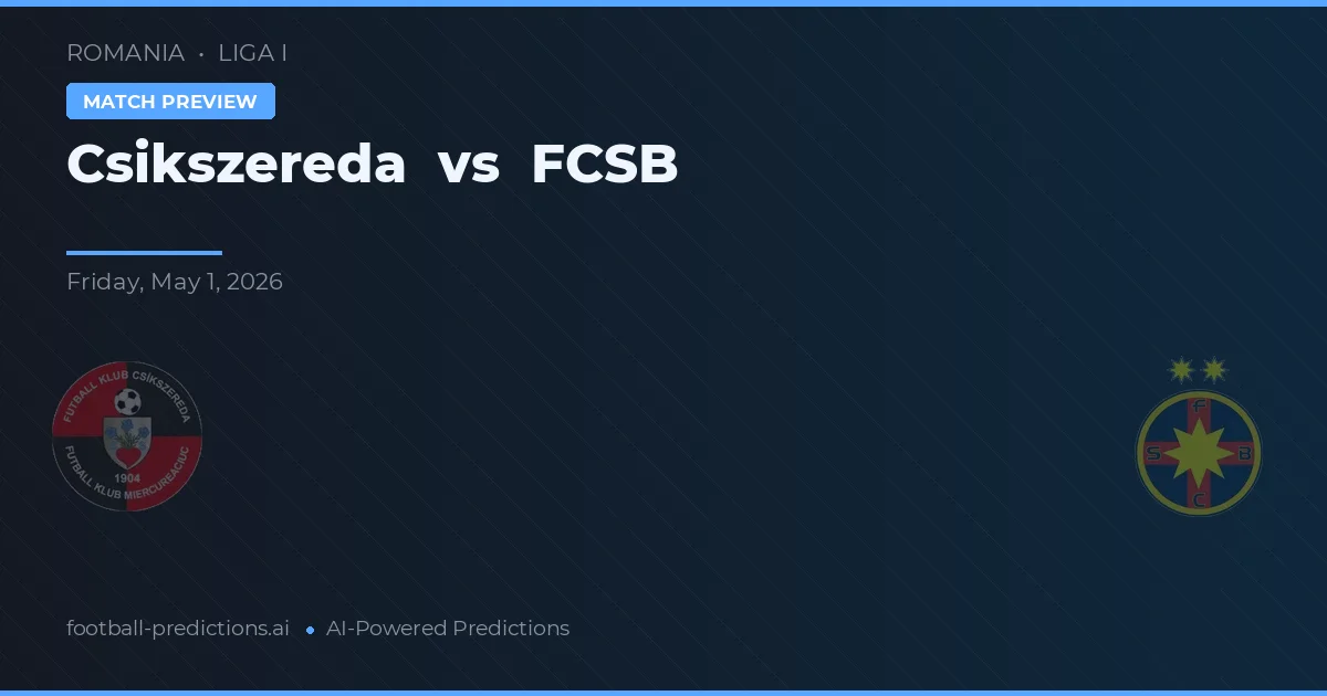 Csíkszereda vs FCSB preview