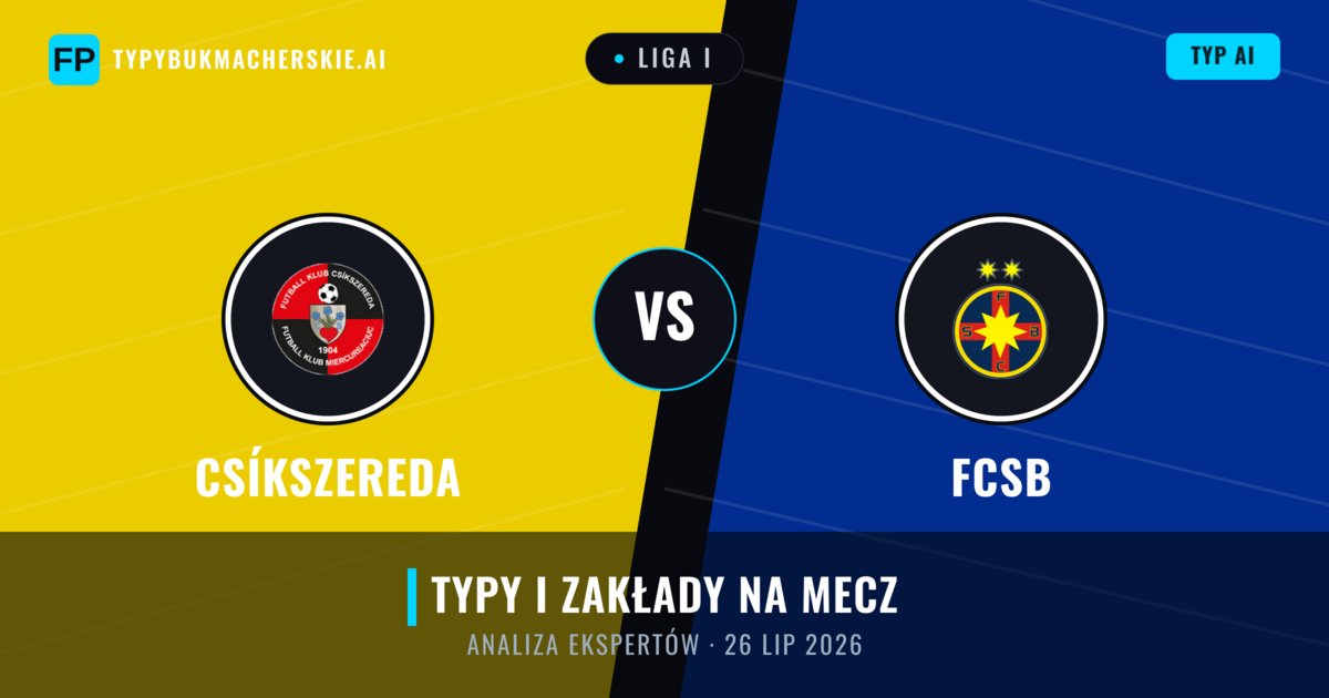 Csíkszereda vs FCSB — typy i zapowiedź meczu