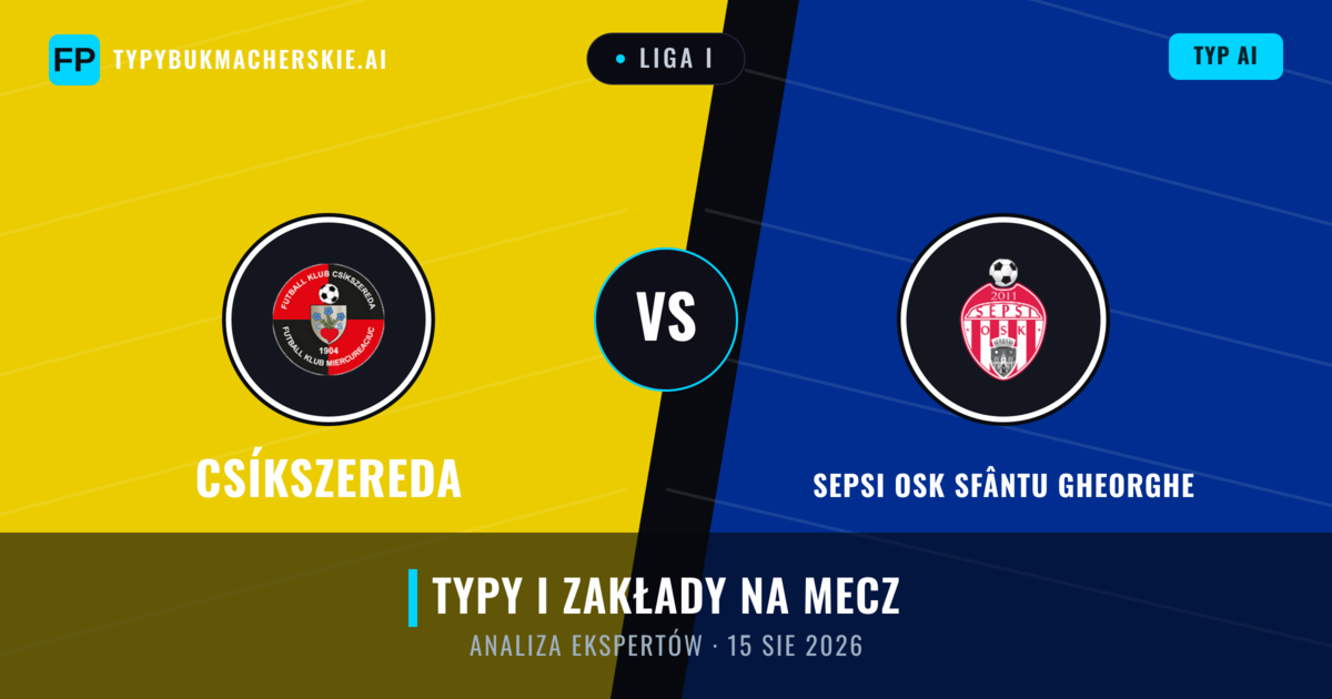 Csíkszereda vs Sepsi OSK Sfântu Gheorghe — typy i zapowiedź meczu
